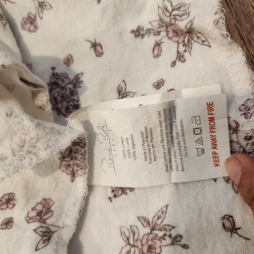 Baby Swaddle with Fun Prints and Blanket w/ Floral Prints Set - Picture 4 of 12